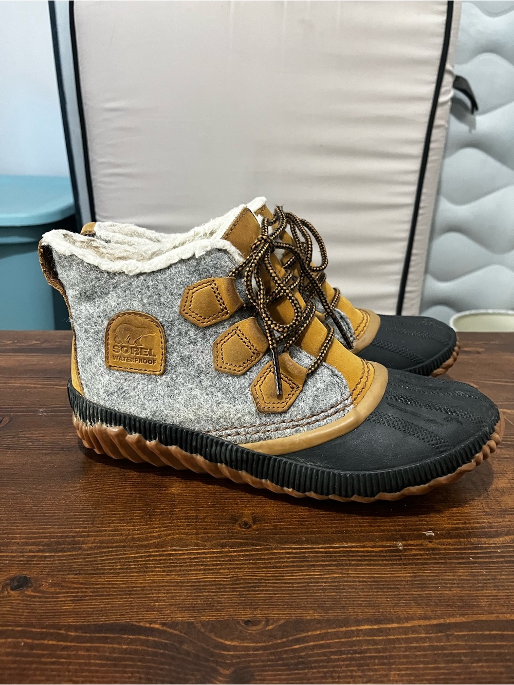 Women’s Sorel Out N About Wool Rubber Sole Booties